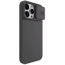 Заредете изображение във визуализатора на галерията – Nillkin CamShield Silky Silicone Case for Iphone 12/12 Pro black
