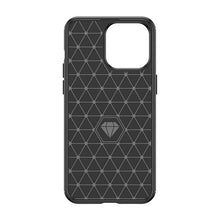 Заредете изображение във визуализатора на галерията – Flexible carbon pattern case for iPhone 15 Pro Carbon Case - blue

