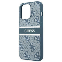 Заредете изображение във визуализатора на галерията – Guess GUHCP13X4GDBL 13 Pro Max 6.7" blue/blue hardcase 4G Stripe
