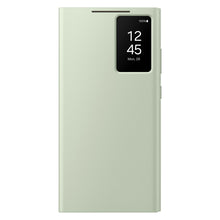 Заредете изображение във визуализатора на галерията – Samsung Smart View Wallet EF-ZS928CGEGWW flip case for Samsung Galaxy S24 Ultra - light green
