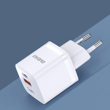 Заредете изображение във визуализатора на галерията – Wall charger GaN 33W PPS USB C/USB Dudao A13Pro - white
