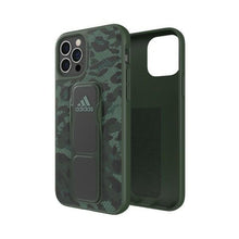 Заредете изображение във визуализатора на галерията – Adidas SP Grip Case Leopard iPhone 12/ 12 Pro green/zielony 43720
