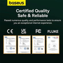 Заредете изображение във визуализатора на галерията – Baseus fast network cable RJ-45 cat.8 40Gbps 1m round - black
