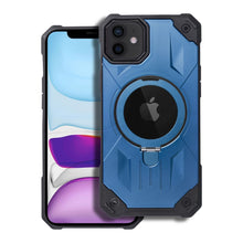 Заредете изображение във визуализатора на галерията – Armor Mag Cover case compatible with MagSafe for IPHONE 11 blue
