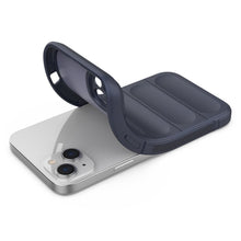 Заредете изображение във визуализатора на галерията – Magic Shield Case case for iPhone 14 Plus flexible armored dark blue cover
