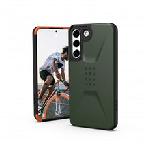 Заредете изображение във визуализатора на галерията – ( uag ) urban armor gear civilian case for samsung galaxy s22 5g green - TopMag
