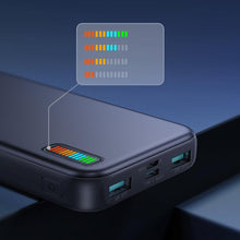 Заредете изображение във визуализатора на галерията – Joyroom power bank 10000mAh Dazzling Series 22.5W black (QP194)
