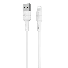 Заредете изображение във визуализатора на галерията – Borofone Cable BX30 Silicone - USB to Lightning - 2,4A 1 metre white
