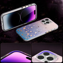 Заредете изображение във визуализатора на галерията – Kingxbar Heart Star Series case for iPhone 14 Pro Max case with zodiac stars
