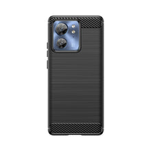 Заредете изображение във визуализатора на галерията – Carbon Case silicone case for Motorola Edge 40 - black
