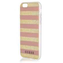 Заредете изображение във визуализатора на галерията – Guess GUHCP6STGPI iPhone 6/6S pink hardcase Ethnic Chic Stripes 3D - TopMag
