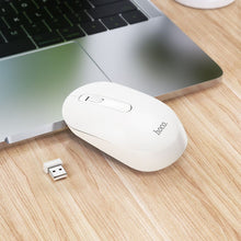 Заредете изображение във визуализатора на галерията – Hoco wireless mouse platinium 2,4g gm14 white
