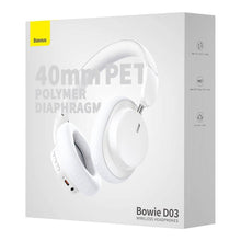 Заредете изображение във визуализатора на галерията – BASEUS Wireless Headphones Bowie D03 white NGTD030102
