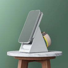 Заредете изображение във визуализатора на галерията – Choetech T600 15W 3in1 induction charging station - white
