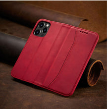Заредете изображение във визуализатора на галерията – Magnet Fancy Case case for iPhone 14 flip cover wallet stand red
