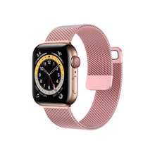 Заредете изображение във визуализатора на галерията – Milanese bracelet loop for Apple Watch 38/40/41mm rose gold

