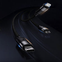 Заредете изображение във визуализатора на галерията – Baseus StarSpeed 3in1 cable USB-A - Micro-USB / Lightning / USB-C 3.5A 1.2m white
