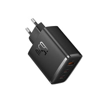 Заредете изображение във визуализатора на галерията – Baseus Cube Pro 65W GaN charger 2x USB-C USB-A - black
