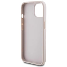 Заредете изображение във визуализатора на галерията – Guess 4G Metal Gold Logo case for iPhone 15 - pink
