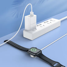 Заредете изображение във визуализатора на галерията – HOCO wireless charger USB for Apple Watch 3W CW39 white
