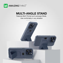 Заредете изображение във визуализатора на галерията – Amazing Thing Titan Pro Mag Wallet Case IP156.1PTWBU for Iphone 15 Pro navy with stand
