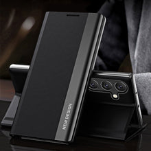 Заредете изображение във визуализатора на галерията – Sleep Case Pro case for Samsung Galaxy A54 5G with flip stand black

