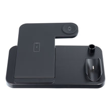 Заредете изображение във визуализатора на галерията – Wireless charger qi 4in1 10w w30 black - TopMag
