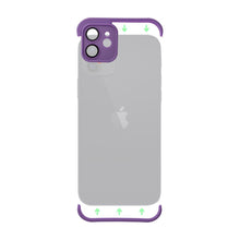 Заредете изображение във визуализатора на галерията – MINI BUMPERS with camera island protection Case for IPHONE 15 PRO MAX dark purple
