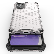 Заредете изображение във визуализатора на галерията – Honeycomb case for Samsung Galaxy A14 armored hybrid cover black
