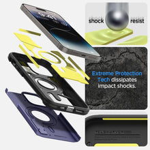 Заредете изображение във визуализатора на галерията – Spigen TOUGH ARMOR MAG MAGSAFE IPHONE 14 PRO DEEP PURPLE
