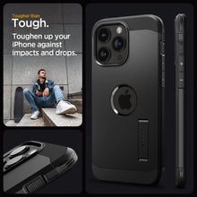 Заредете изображение във визуализатора на галерията – Spigen TOUGH ARMOR MAG MAGSAFE IPHONE 15 PRO BLACK
