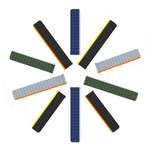 Заредете изображение във визуализатора на галерията – Universal Magnetic Samsung Galaxy Watch 3 45mm / S3 / Huawei Watch Ultimate / GT3 SE 46mm Dux Ducis Strap (22mm LD Version) - Black &amp; Orange
