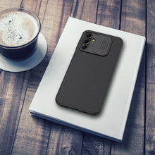 Заредете изображение във визуализатора на галерията – Nillkin CamShield Case for Samsung Galaxy A14 5G / Galaxy A14 cover with camera cover black

