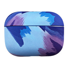 Заредете изображение във визуализатора на галерията – Watercolor AirPods Case colorful hard case for AirPods Pro blue
