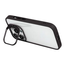 Заредете изображение във визуализатора на галерията – Tel Protect Kickstand case + camera glass (lens) for Iphone 15 Pro Max black
