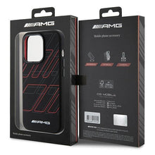 Заредете изображение във визуализатора на галерията – AMG Silicone Large Rhombuses Pattern MagSafe case for iPhone 15 Pro - black
