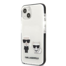 Заредете изображение във визуализатора на галерията – Karl Lagerfeld KLHCP13STPEKCW iPhone 13 mini 5.4" hardcase white/white Karl&amp;Choupette
