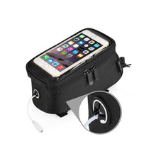 Заредете изображение във визуализатора на галерията – Wozinsky phone bag for bike frame on the frame phone cover for 6.5 inch 1.5L black (WBB2BK)
