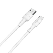 Заредете изображение във визуализатора на галерията – Borofone Cable BX30 Silicone - USB to Type C - 3A 1 metre white
