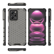 Заредете изображение във визуализатора на галерията – Honeycomb case for Xiaomi Redmi Note 12 Pro / Poco X5 Pro 5G armored hybrid cover black
