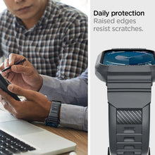 Заредете изображение във визуализатора на галерията – Spigen Rugged Armor Pro Case for Apple Watch 4 / 5 / 6 / 7 / 8 / 9 / SE (44 / 45 mm) - Dark Gray
