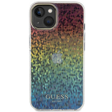 Заредете изображение във визуализатора на галерията – Original Case GUESS IML Faceted Mirror Disco Iridescent hardcase GUHCP15SHDECMI for Iphone 15 multicolor
