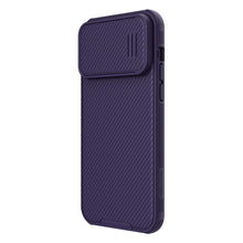 Заредете изображение във визуализатора на галерията – Nillkin CamShield S Case for iPhone 14 Pro Max armored cover camera cover purple

