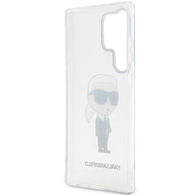 Заредете изображение във визуализатора на галерията – Karl Lagerfeld KLHCS23LHNIKTCT S23 Ultra S918 transparent hardcase Ikonik Karl Lagerfeld
