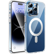 Заредете изображение във визуализатора на галерията – HOCO AS3 Amber case compatible with MagSafe for IPHONE 15 PRO MAX transparent black
