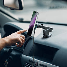 Заредете изображение във визуализатора на галерията – Amazing Thing Car holder Explorer Pro Mag Thermo-Cooling with Magsafe charger TP15WFAN to dashboard and air vent black
