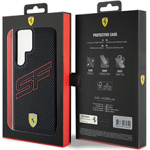 Заредете изображение във визуализатора на галерията – Original FERRARI hardcase Big SF Perforated FEHCS24LPINK for Samsung Galaxy  S24 Ultra Black
