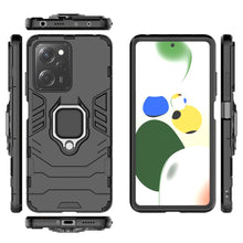 Заредете изображение във визуализатора на галерията – Ring Armor Case for Xiaomi Redmi Note 12 Pro / Poco X5 Pro 5G Armor Cover Magnetic Holder Ring Black
