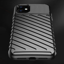 Заредете изображение във визуализатора на галерията – Thunder Case Flexible Tough Rugged Cover TPU Case for iPhone 11 black
