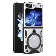 Заредете изображение във визуализатора на галерията – Ring Armor Case for Samsung Galaxy Z Flip 5 Silver
